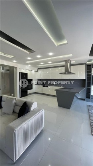 Фешенебельная квартира с тремя спальнями, 150м², с видом на Аланийский залив и порт Алании-id-2039-фото-8