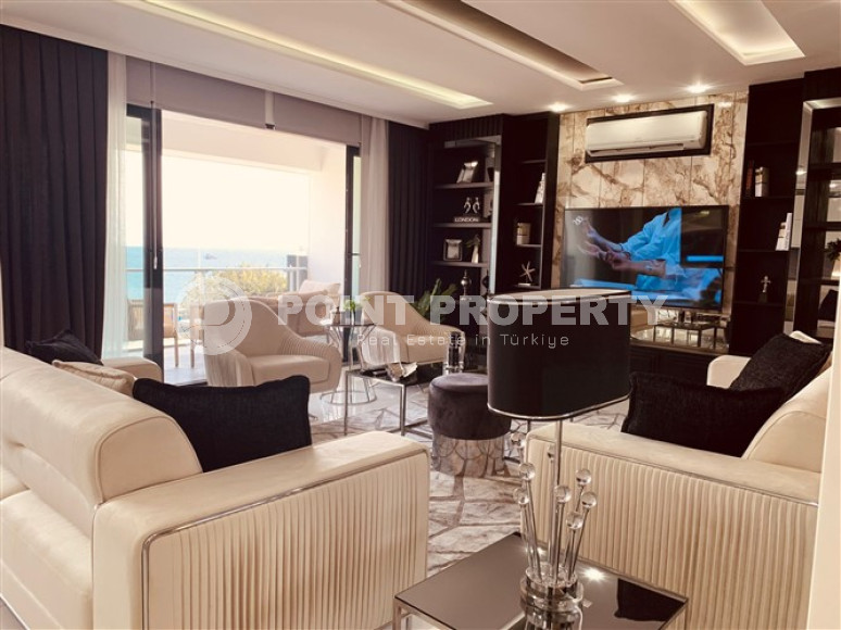 Фешенебельная квартира с тремя спальнями, 150м², с видом на Аланийский залив и порт Алании-id-2039-фото-19