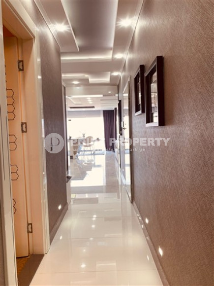 Фешенебельная квартира с тремя спальнями, 150м², с видом на Аланийский залив и порт Алании-id-2039-фото-20