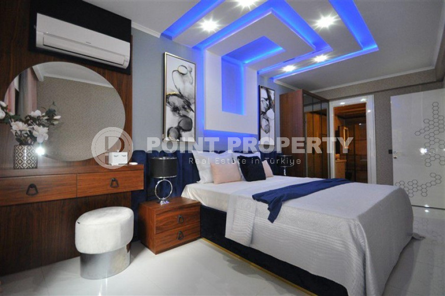 Фешенебельная квартира с тремя спальнями, 150м², с видом на Аланийский залив и порт Алании-id-2039-фото-23