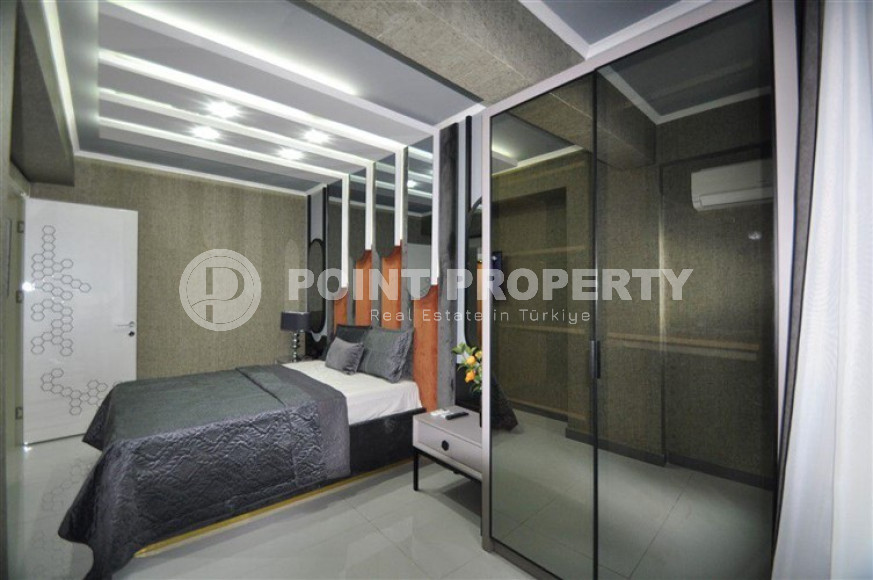 Фешенебельная квартира с тремя спальнями, 150м², с видом на Аланийский залив и порт Алании-id-2039-фото-25