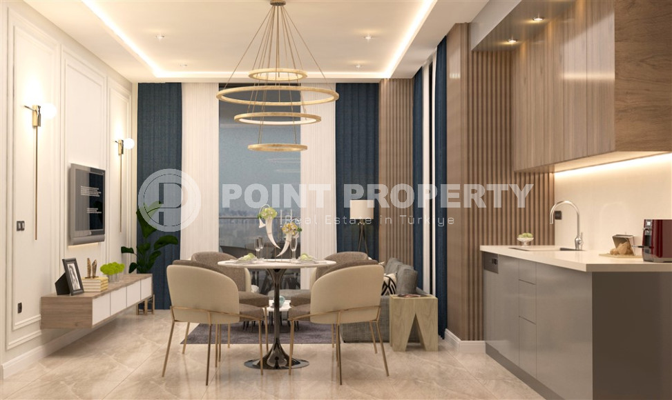 Latest apartments 1+1 layout with private garden in the European region of Oba, 10 minutes to the sea-id-1153-photo-3