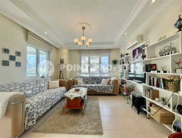 Квартира с двумя спальнями, 110м², в уютной резиденции с бассейном в 300м от центра района Тосмур, Алания-id-2041-фото-1