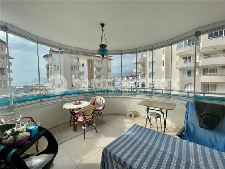 Квартира с двумя спальнями, 110м², в уютной резиденции с бассейном в 300м от центра района Тосмур, Алания-id-2041-фото-5