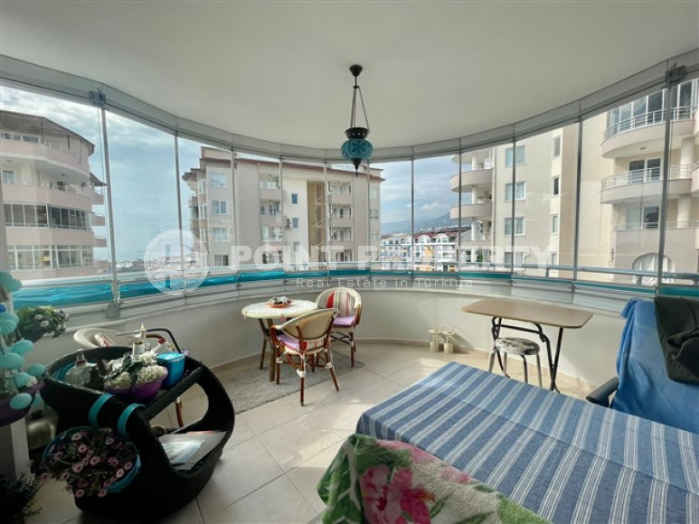 Квартира с двумя спальнями, 110м², в уютной резиденции с бассейном в 300м от центра района Тосмур, Алания-id-2041-фото-6