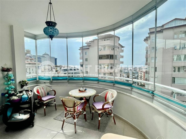 Квартира с двумя спальнями, 110м², в уютной резиденции с бассейном в 300м от центра района Тосмур, Алания-id-2041-фото-7