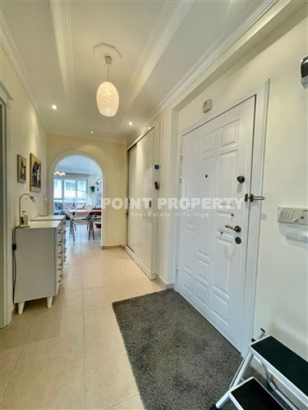 Квартира с двумя спальнями, 110м², в уютной резиденции с бассейном в 300м от центра района Тосмур, Алания-id-2041-фото-8