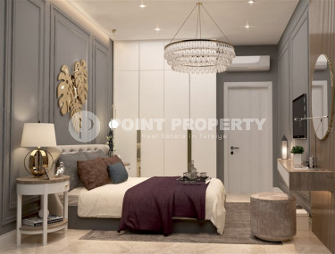 Latest apartments 1+1 layout with private garden in the European region of Oba, 10 minutes to the sea-id-1153-photo-5