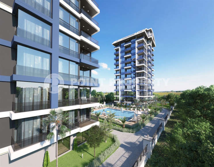 Инвестиционный проект на первой береговой линии в Махмутларе. Просторные квартиры 60 – 156 м2.-id-1154-фото-2