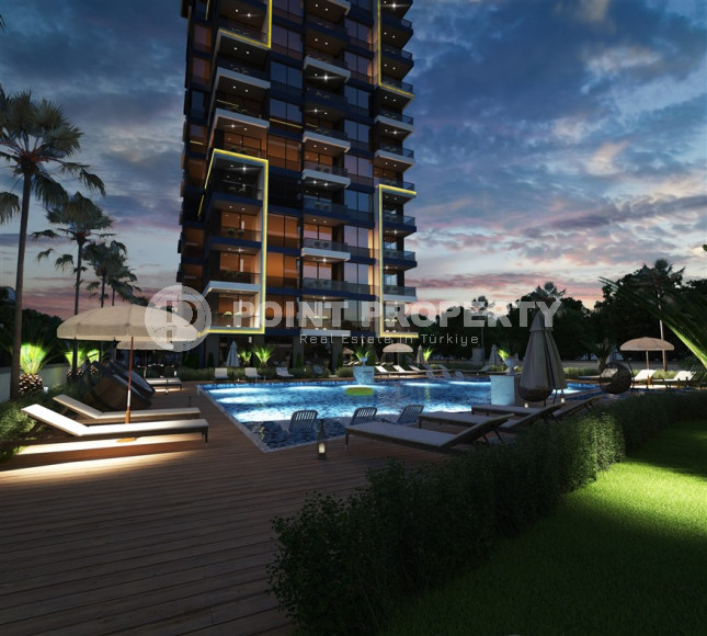 Инвестиционный проект на первой береговой линии в Махмутларе. Просторные квартиры 60 – 156 м2.-id-1154-фото-6