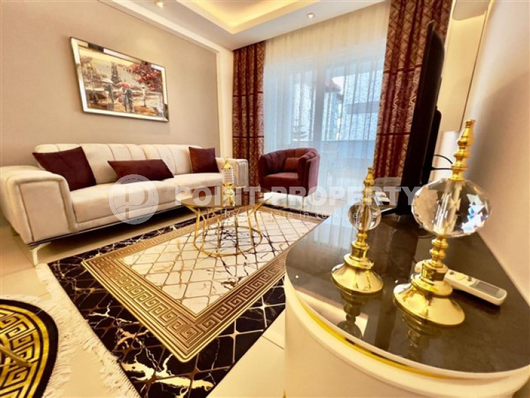 First coastline: furnished one-bedroom apartment of 62m² in Kestel, Alanya-id-2046-photo-3