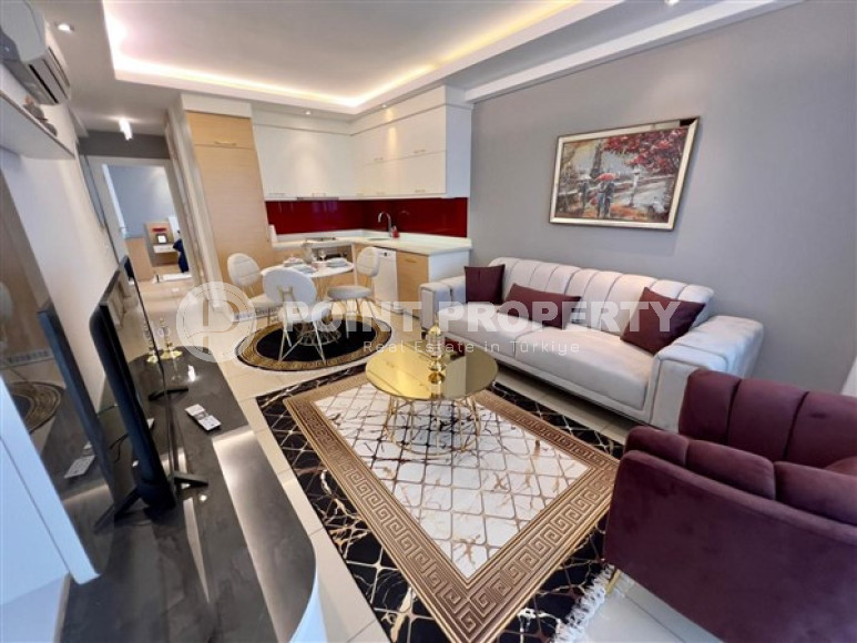 First coastline: furnished one-bedroom apartment of 62m² in Kestel, Alanya-id-2046-photo-4