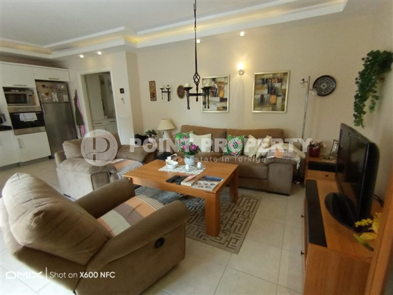 Three-room apartment, 120m², in a residence with good infrastructure in Oba, Alanya-id-2049-photo-2