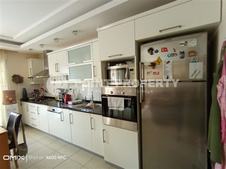 Three-room apartment, 120m², in a residence with good infrastructure in Oba, Alanya-id-2049-photo-5