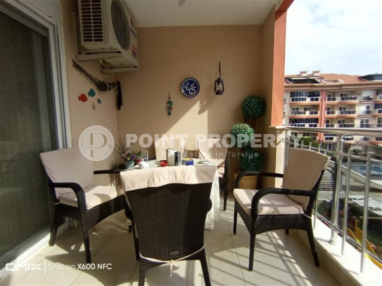 Three-room apartment, 120m², in a residence with good infrastructure in Oba, Alanya-id-2049-photo-12
