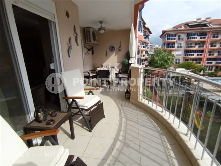 Three-room apartment, 120m², in a residence with good infrastructure in Oba, Alanya-id-2049-photo-13