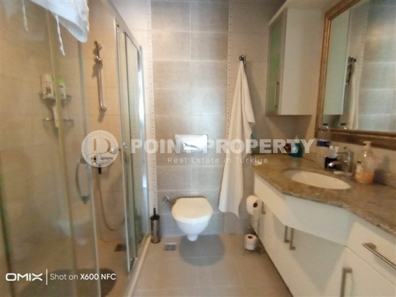 Three-room apartment, 120m², in a residence with good infrastructure in Oba, Alanya-id-2049-photo-15