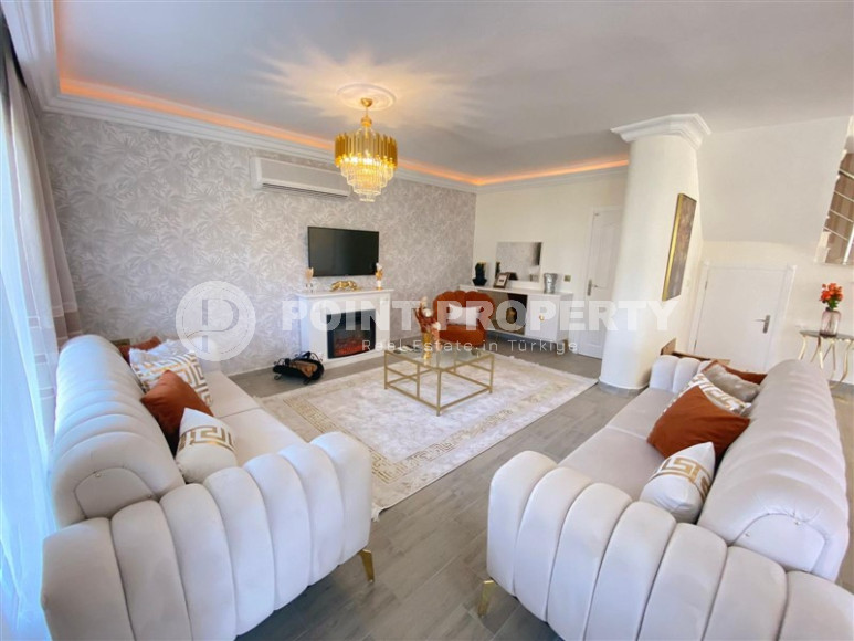 Двухуровневый таунхаус 2+1 площадью 174 м2  в элитном комплексе в районе Джикджилли, Алания.-id-1155-фото-4