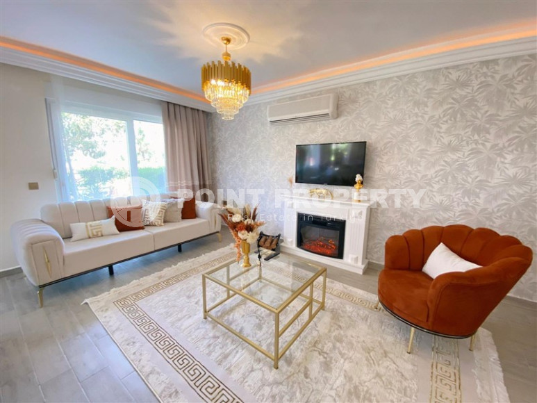 Двухуровневый таунхаус 2+1 площадью 174 м2  в элитном комплексе в районе Джикджилли, Алания.-id-1155-фото-8