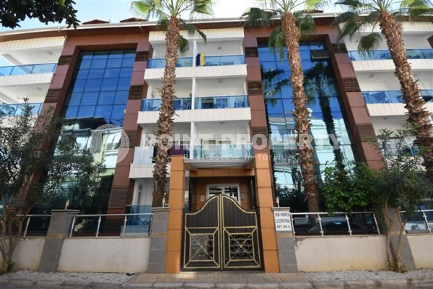 Двухуровневая квартира 2+1, 120м², в комплексе с инфраструктурой в 350м от пляжа Клеопатры, Алания-id-2052-фото-2