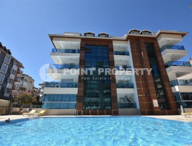 Двухуровневая квартира 2+1, 120м², в комплексе с инфраструктурой в 350м от пляжа Клеопатры, Алания-id-2052-фото-3