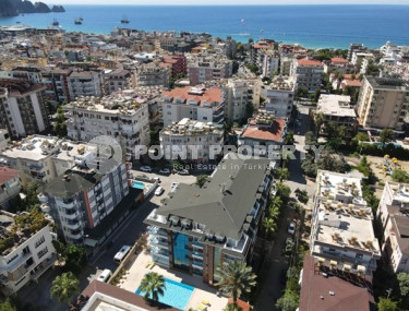 Двухуровневая квартира 2+1, 120м², в комплексе с инфраструктурой в 350м от пляжа Клеопатры, Алания-id-2052-фото-4