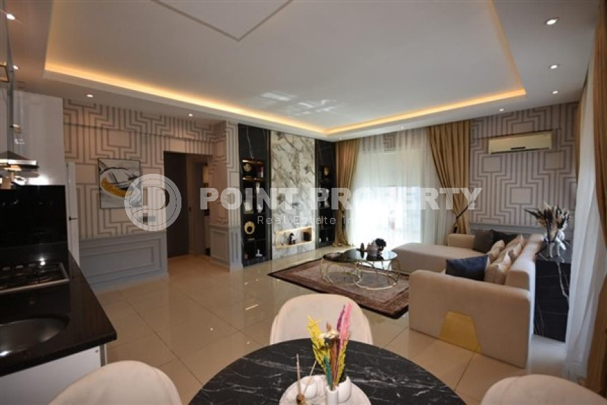 Двухуровневая квартира 2+1, 120м², в комплексе с инфраструктурой в 350м от пляжа Клеопатры, Алания-id-2052-фото-14