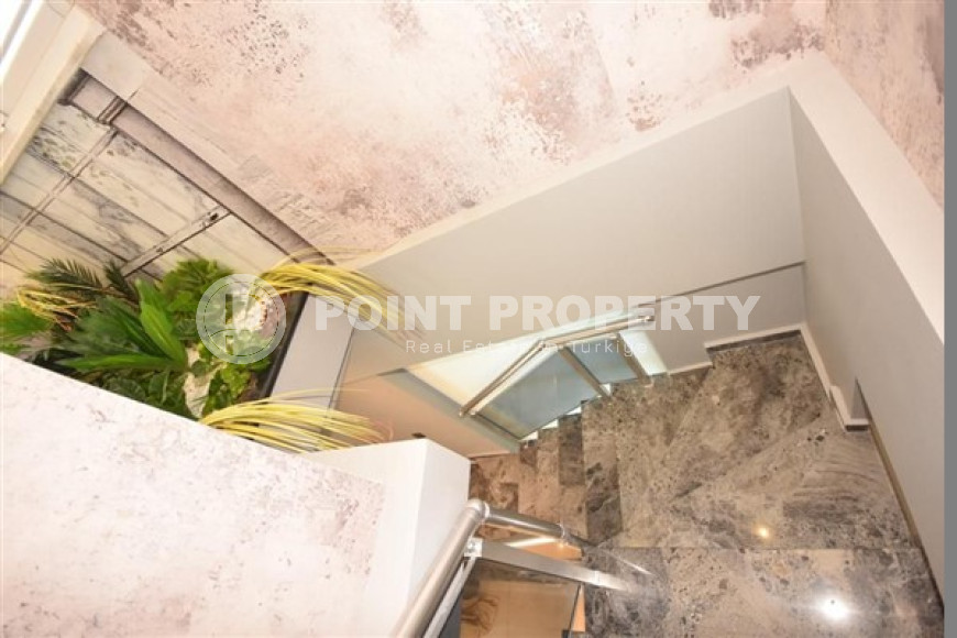 Двухуровневая квартира 2+1, 120м², в комплексе с инфраструктурой в 350м от пляжа Клеопатры, Алания-id-2052-фото-17