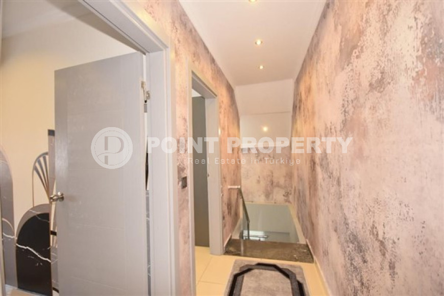 Двухуровневая квартира 2+1, 120м², в комплексе с инфраструктурой в 350м от пляжа Клеопатры, Алания-id-2052-фото-19