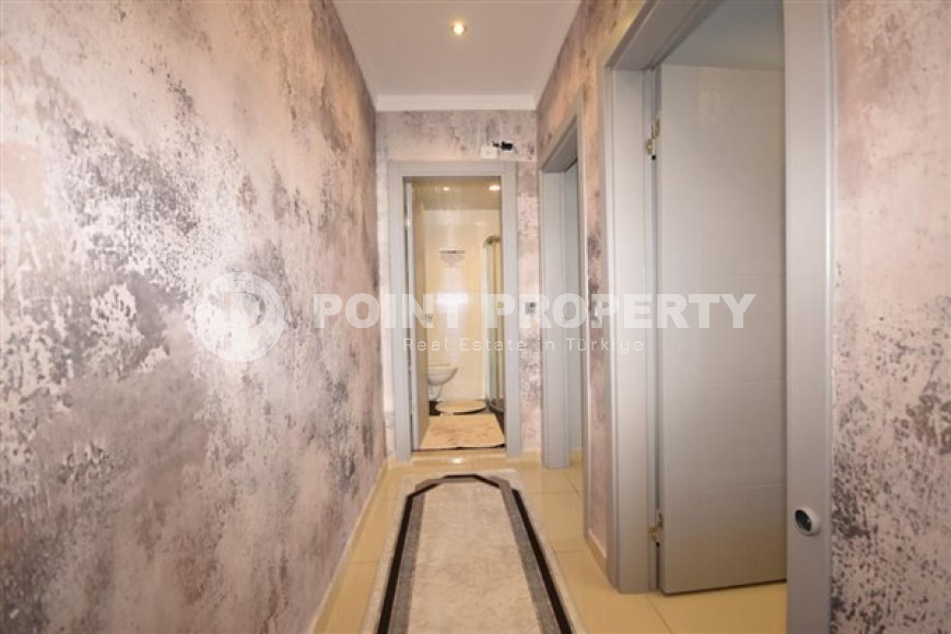 Двухуровневая квартира 2+1, 120м², в комплексе с инфраструктурой в 350м от пляжа Клеопатры, Алания-id-2052-фото-20