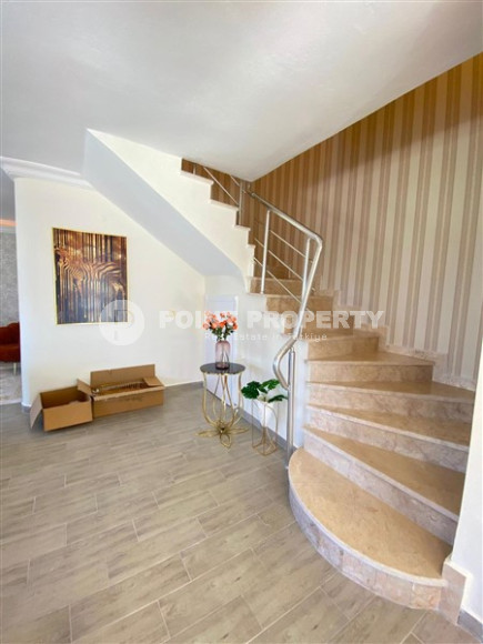 Двухуровневый таунхаус 2+1 площадью 174 м2  в элитном комплексе в районе Джикджилли, Алания.-id-1155-фото-11