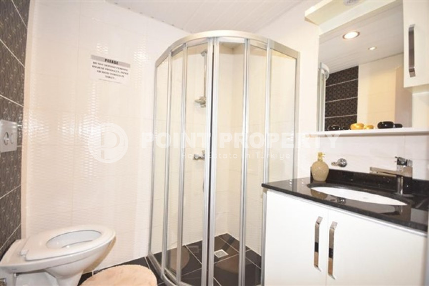 Двухуровневая квартира 2+1, 120м², в комплексе с инфраструктурой в 350м от пляжа Клеопатры, Алания-id-2052-фото-28