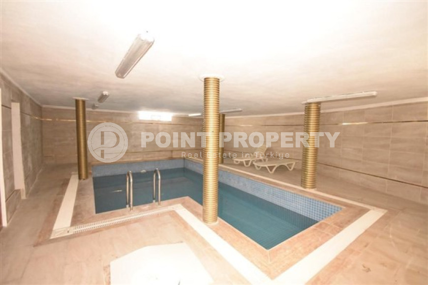 Двухуровневая квартира 2+1, 120м², в комплексе с инфраструктурой в 350м от пляжа Клеопатры, Алания-id-2052-фото-35