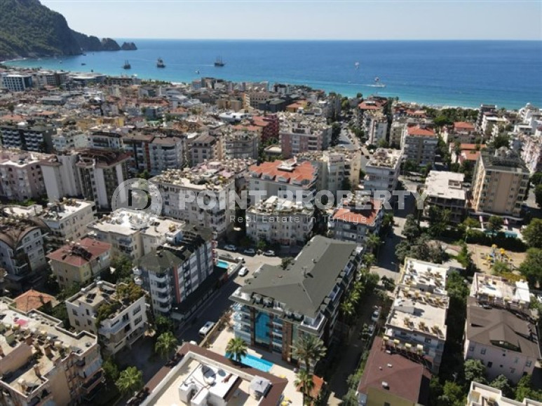 Двухуровневая квартира 2+1, 120м², в комплексе с инфраструктурой в 350м от пляжа Клеопатры, Алания-id-2052-фото-41