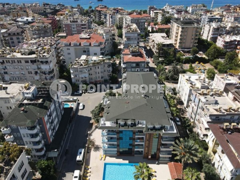 Двухуровневая квартира 2+1, 120м², в комплексе с инфраструктурой в 350м от пляжа Клеопатры, Алания-id-2052-фото-45