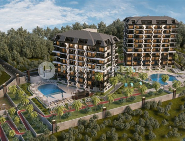 Квартиры 1+1, 65м² в комплексе премиум-класса на этапе строительства, в Авсалларе, Алания-id-2053-фото-1