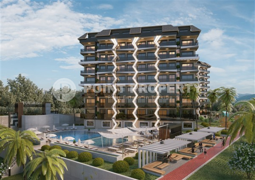 Apartments 1+1, 65m² in a premium complex under construction, in Avsallar, Alanya-id-2053-photo-6