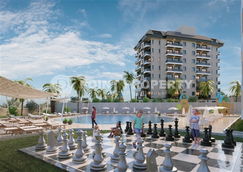 Apartments 1+1, 65m² in a premium complex under construction, in Avsallar, Alanya-id-2053-photo-7