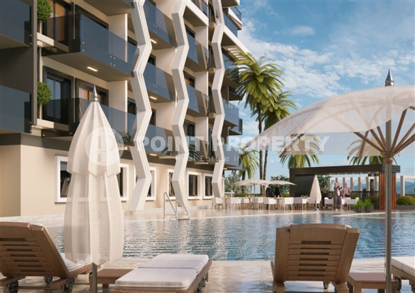Apartments 1+1, 65m² in a premium complex under construction, in Avsallar, Alanya-id-2053-photo-8