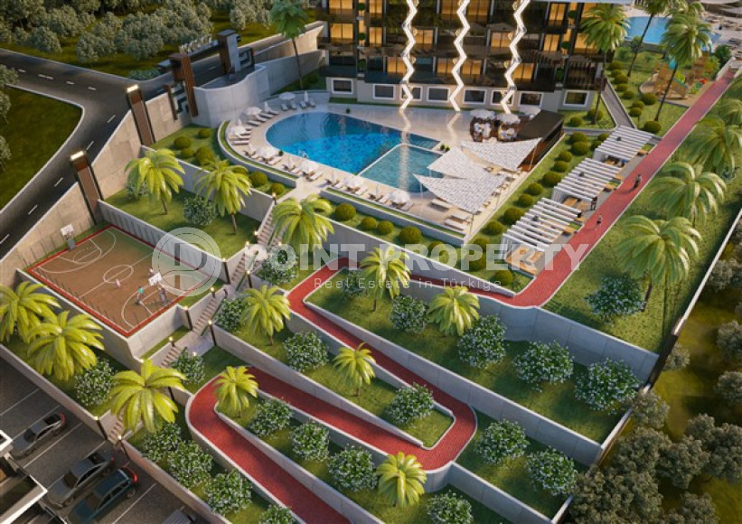 Apartments 1+1, 65m² in a premium complex under construction, in Avsallar, Alanya-id-2053-photo-9