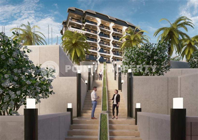 Apartments 1+1, 65m² in a premium complex under construction, in Avsallar, Alanya-id-2053-photo-13