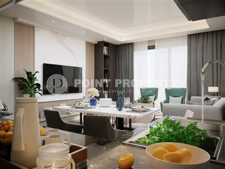 Apartments 1+1, 65m² in a premium complex under construction, in Avsallar, Alanya-id-2053-photo-30