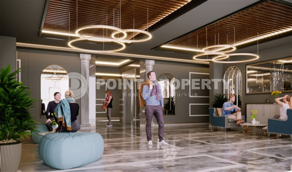 Apartments 1+1, 65m² in a premium complex under construction, in Avsallar, Alanya-id-2053-photo-37