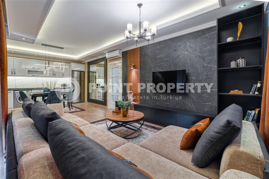 Меблированная уютная квартира с двумя спальнями, 95м², в районе Кестель, Алания-id-2054-фото-2