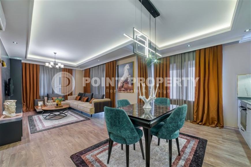 Меблированная уютная квартира с двумя спальнями, 95м², в районе Кестель, Алания-id-2054-фото-5