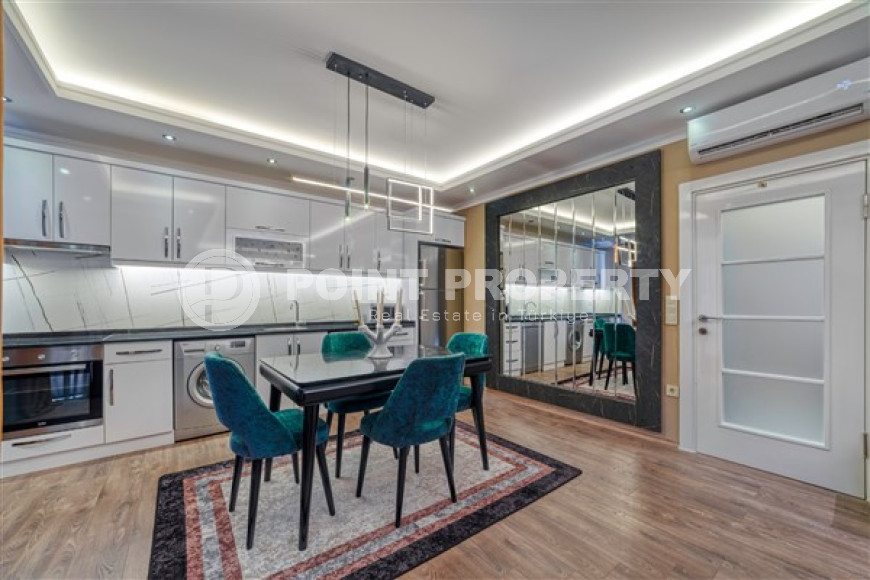 Меблированная уютная квартира с двумя спальнями, 95м², в районе Кестель, Алания-id-2054-фото-6