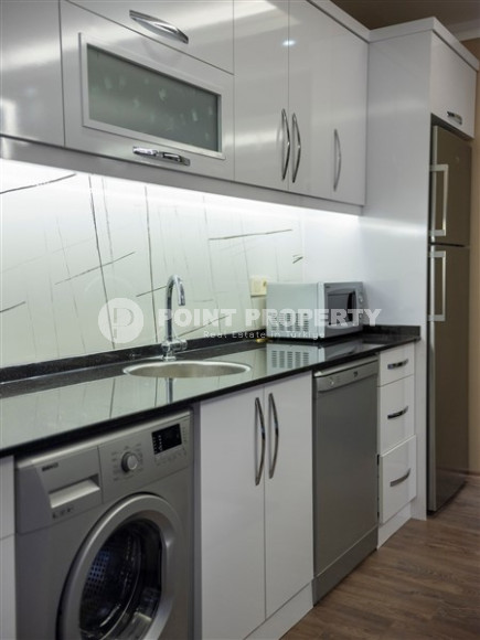 Меблированная уютная квартира с двумя спальнями, 95м², в районе Кестель, Алания-id-2054-фото-8