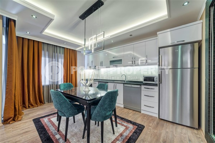 Меблированная уютная квартира с двумя спальнями, 95м², в районе Кестель, Алания-id-2054-фото-9