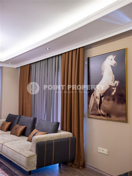 Меблированная уютная квартира с двумя спальнями, 95м², в районе Кестель, Алания-id-2054-фото-12