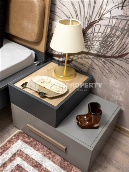 Меблированная уютная квартира с двумя спальнями, 95м², в районе Кестель, Алания-id-2054-фото-28